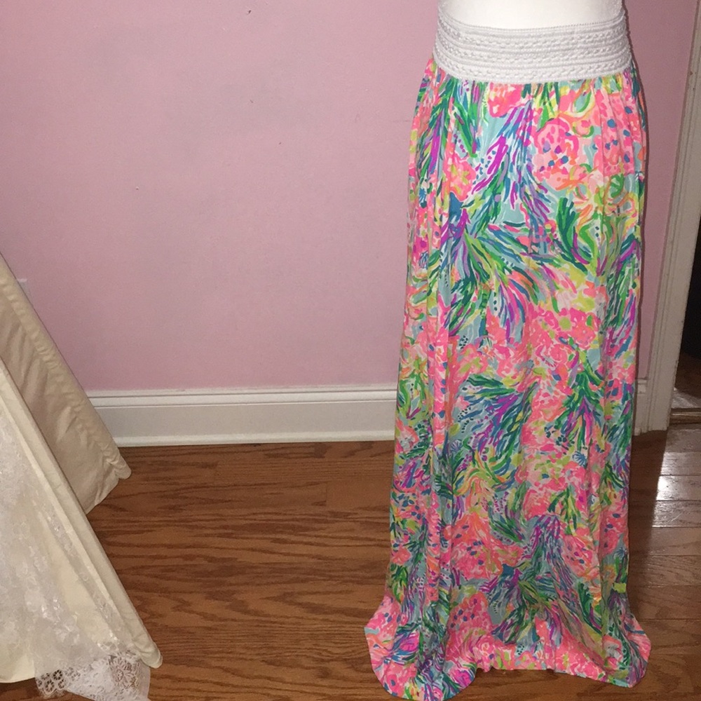 Lilly Pulitzer maxi skirt NWOT $348.00